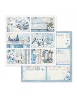 Colección Blue Land 12x12" Stamperia SBBL47