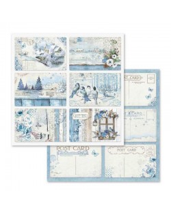 Colección Blue Land 12x12" Stamperia SBBL47