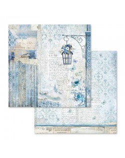 Colección Blue Land 12x12" Stamperia SBBL47