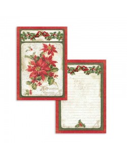 Set de 24 tarjetas Stamperia Christmas Vintage