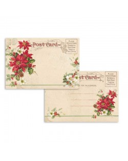 Set de 24 tarjetas Stamperia Christmas Vintage