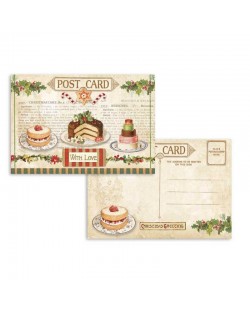 Set de 24 tarjetas Stamperia Christmas Vintage