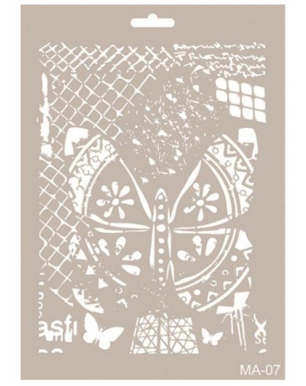 STENCIL MIX-MEDIA CADENCE 