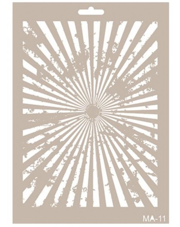 STENCIL MIX-MEDIA CADENCE 