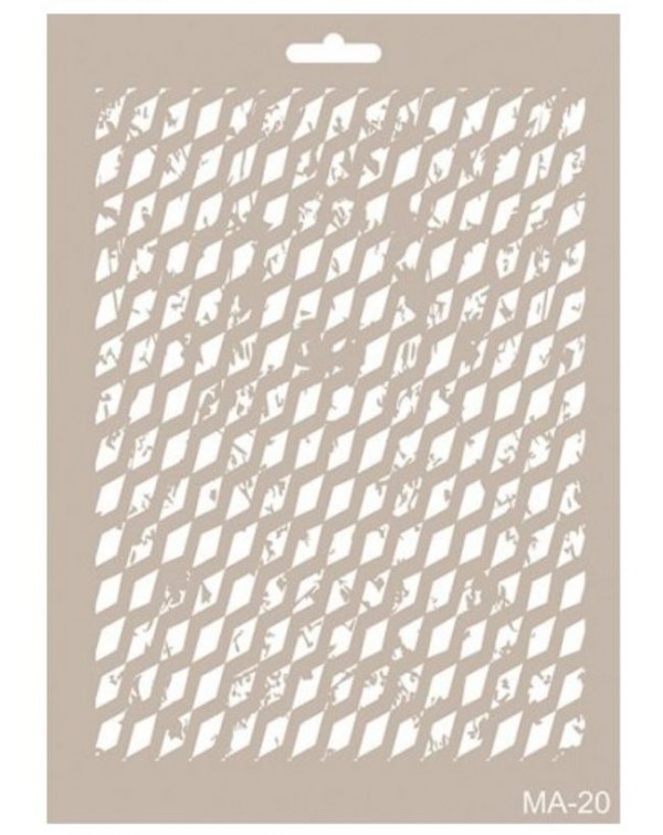STENCIL MIX-MEDIA CADENCE 
