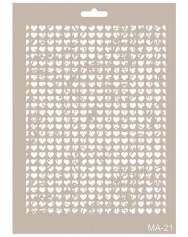 STENCIL MIX-MEDIA CADENCE 