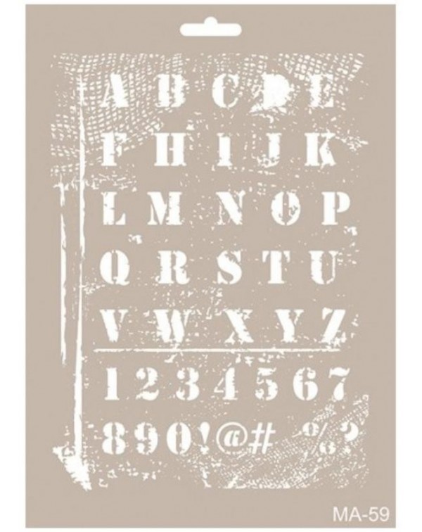 STENCIL MIX-MEDIA CADENCE 