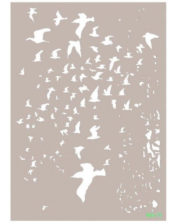 STENCIL MIX-MEDIA CADENCE 