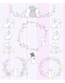 KIT RECORTABLES CONEJITOS