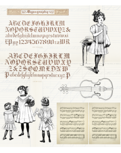 KIT RECORTABLES OLD SCHOOL