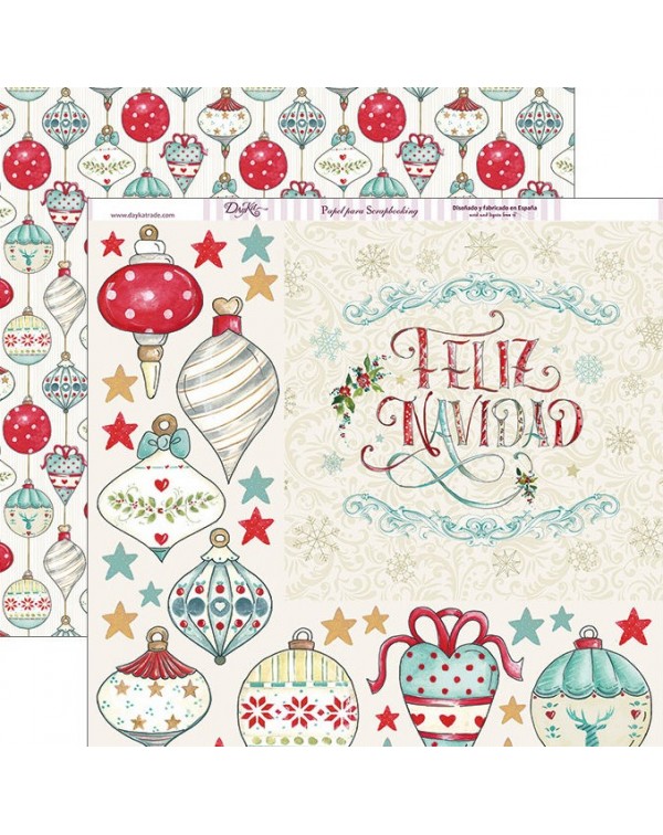 Papel scrap “Adornos decorativos” Dayka Papel scrap “Adornos decorativos” Dayka