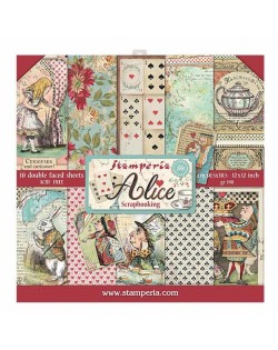 Colección Alice 12x12" stamperia SBBL52