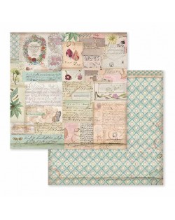 Colección Spring Botanic 12x12" stamperia SBBL50