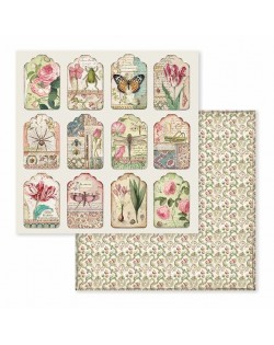 Colección Spring Botanic 12x12" stamperia SBBL50