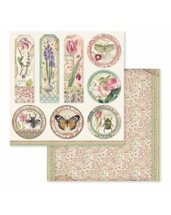 Colección Spring Botanic 12x12" stamperia SBBL50