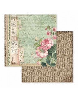 Colección Spring Botanic 12x12" stamperia SBBL50