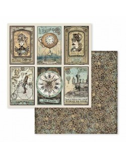 Colección Voyages Fantastiques (22 papeles) 12x12" stamperia SBBL53 Colección Voyages Fantastiques (22 papeles) 12x12" stamperia SBBL53