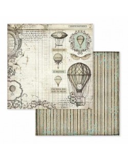Colección Voyages Fantastiques (22 papeles) 12x12" stamperia SBBL53 Colección Voyages Fantastiques (22 papeles) 12x12" stamperia SBBL53