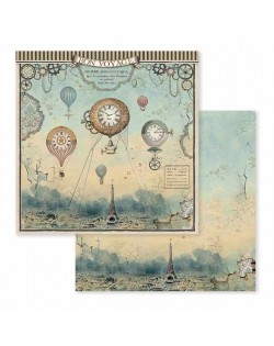 Colección Voyages Fantastiques (22 papeles) 12x12" stamperia SBBL53 Colección Voyages Fantastiques (22 papeles) 12x12" stamperia SBBL53