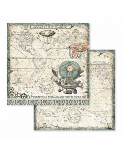 Colección Voyages Fantastiques (22 papeles) 12x12" stamperia SBBL53 Colección Voyages Fantastiques (22 papeles) 12x12" stamperia SBBL53