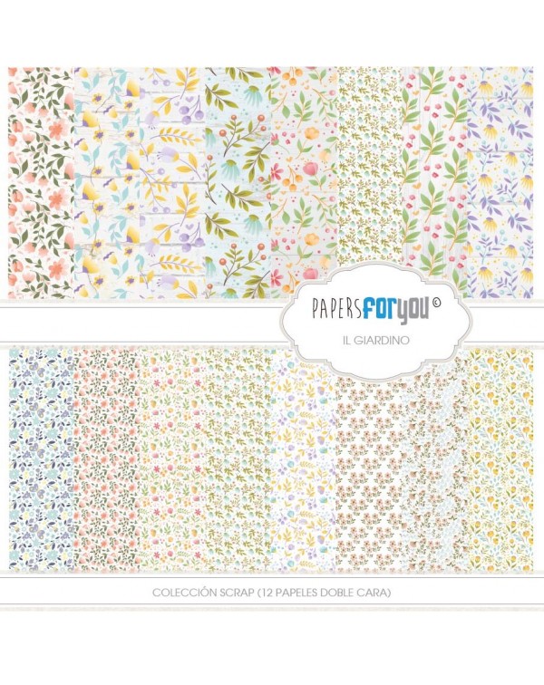 Colección 12 papeles " Il Giordano "