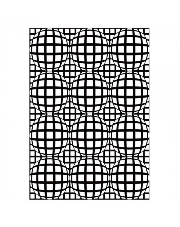 Carpeta embosing dibujo geometrico