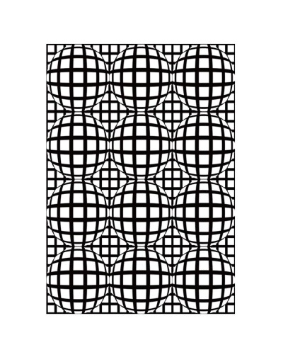 Carpeta embosing dibujo geometrico