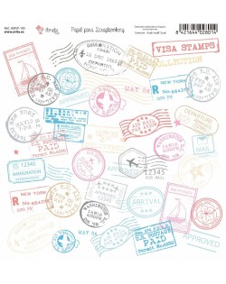 AMELIE WORLD TRAVEL (SET 7 PAPELES + PORTADA)