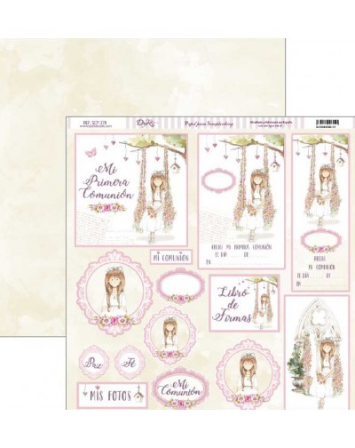 Papel doble cara comunion DAYKA 370