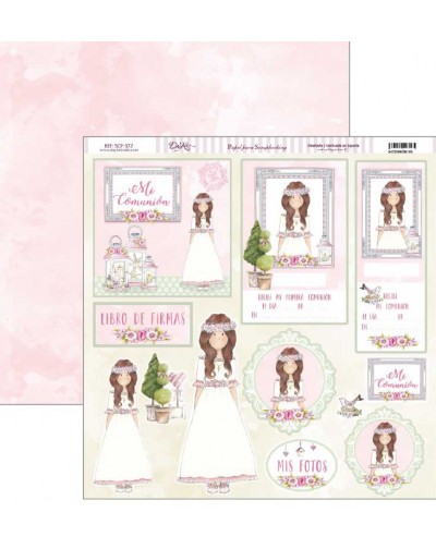 Papel doble cara comunion DAYKA 372