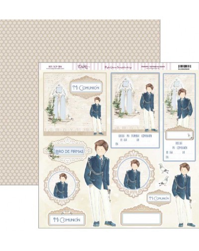 Papel doble cara comunion DAYKA 384